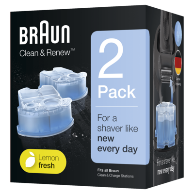 Cartucho de limpieza Braun CCR2 para afeitadoras