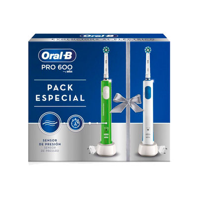 Duo Cepillo Dental Oral-B PRO600 Evoluciona Cross Action